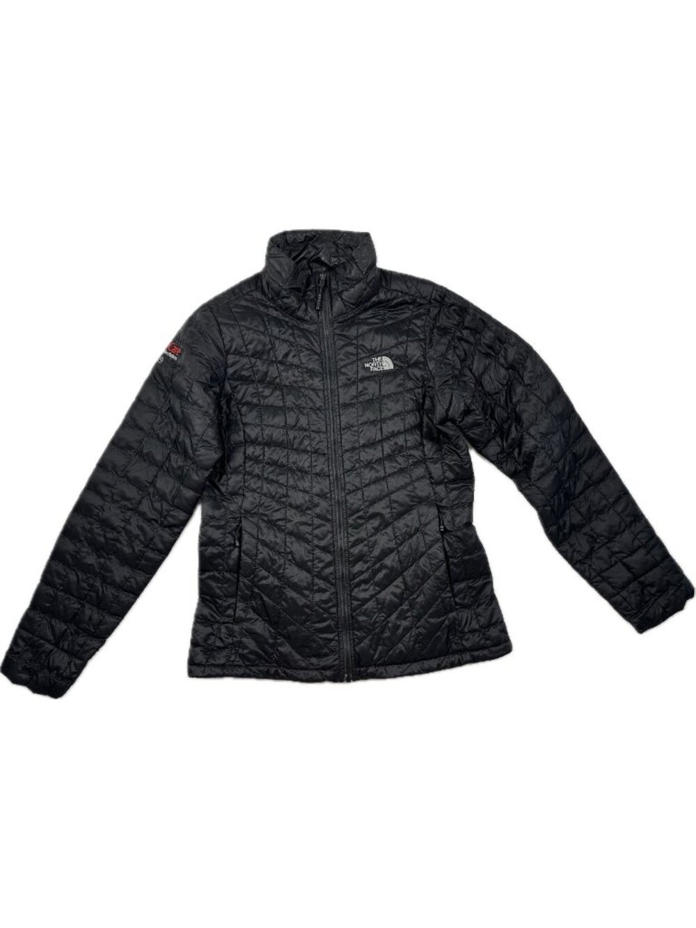 The North Face Women ThermoBall Trekker Jacket TNF Matte Black S *Company Logo